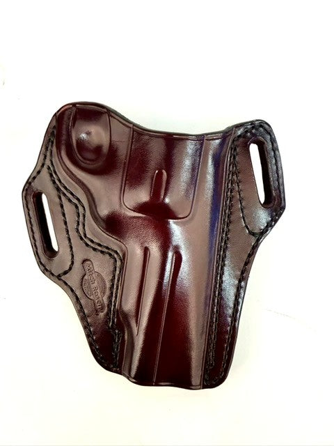 OWB-5JR-FD-S&W K FRAME (4") - MAHOGANY -RH- 1.5" (59)