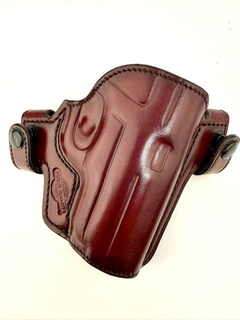 OWB-PREM-FD-COWHIDE LINING-SIG P229 (NO RAIL) MAHOGANY -RH-1.5" (46)